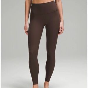 Women's Brown High-Waisted Leggings Lululemon Align Ribbed
High-Rise Pant Brown